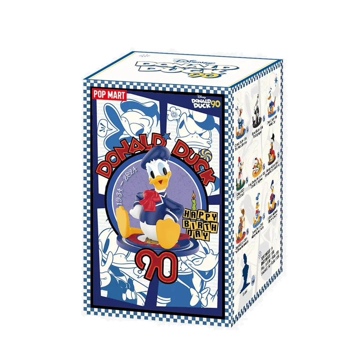 POP MART Disney Donald Duck 90th Anniversary Series Figures 1 Sealed Case