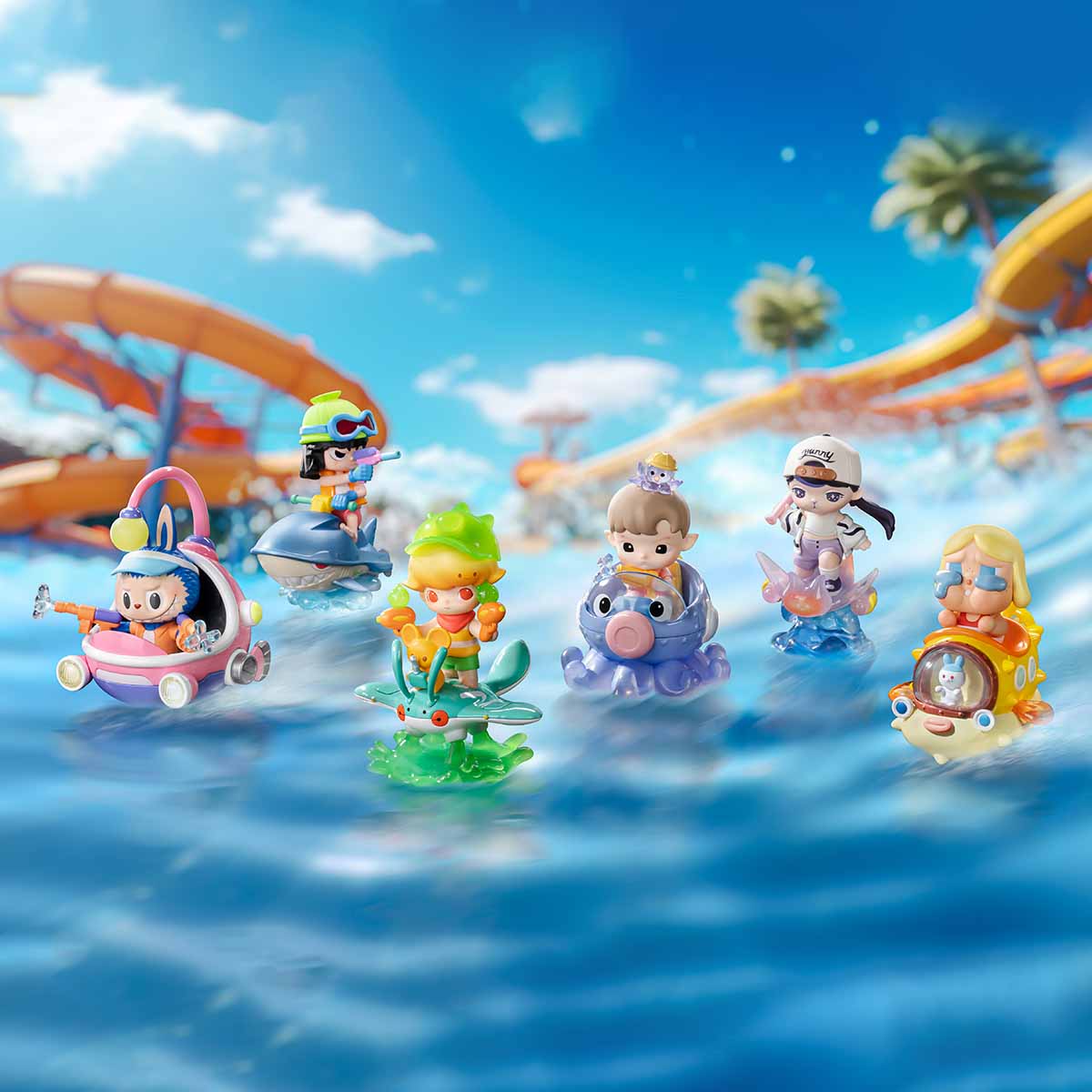POP MART Water Party Series Figures 1 Blind Box