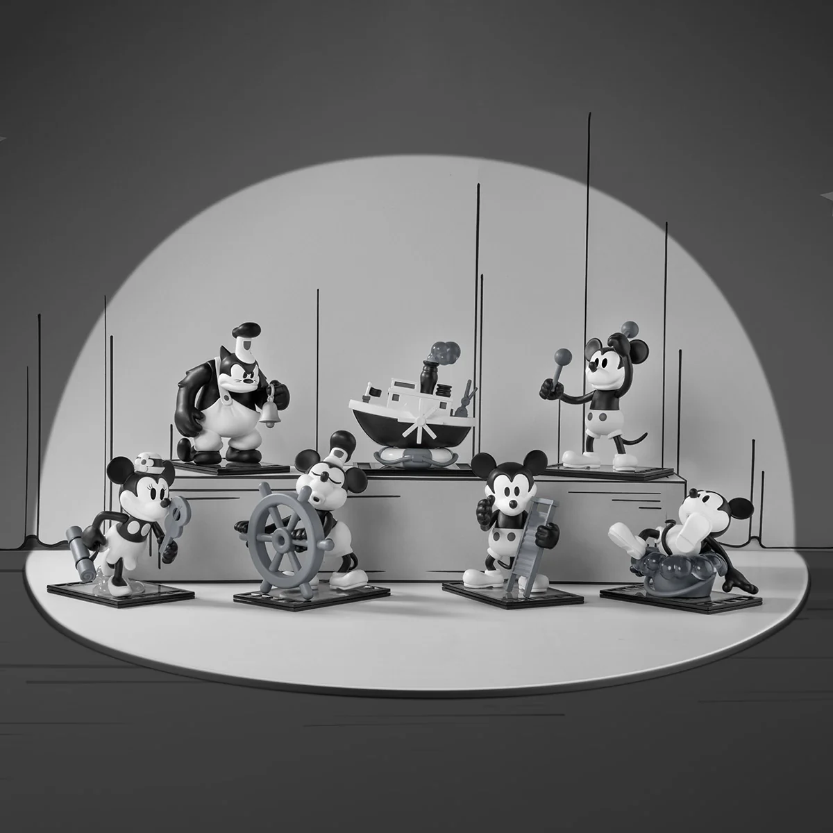POP MART Disney Steamboat Willie Series Figures 1 Blind Box