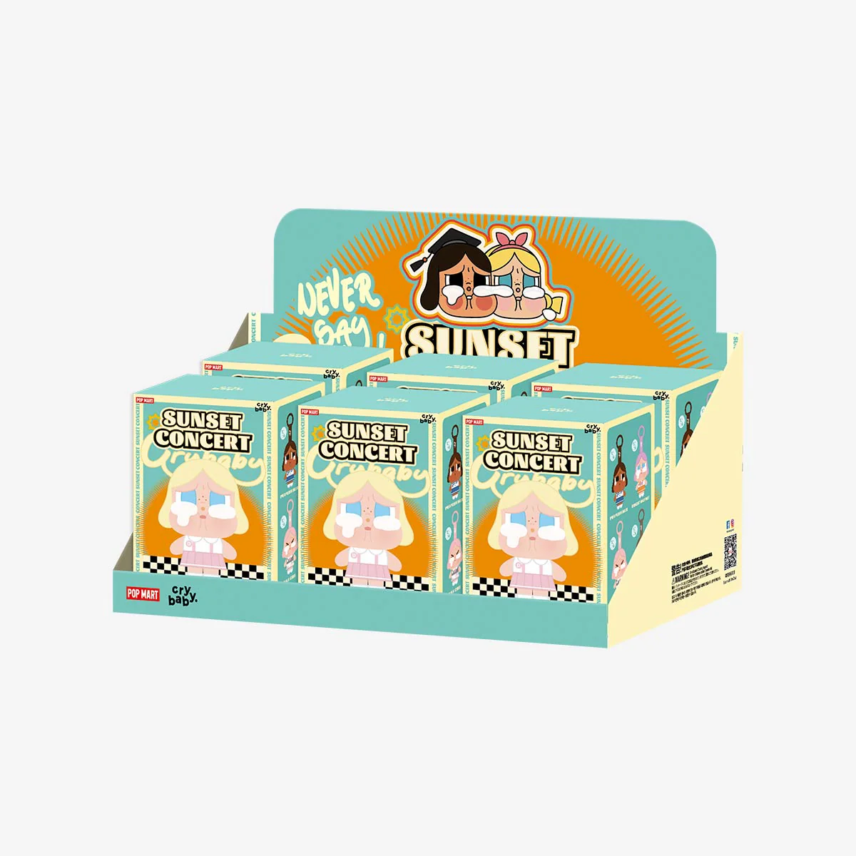 POP MART CRYBABY Sunset Concert Series-Plush Pendant 1 Blind Box