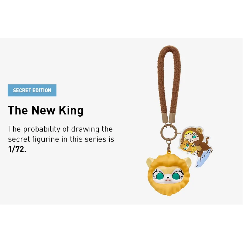 POP MART Baby Molly & Baby Tabby Series-Pinch Pendant 1 Blind Box