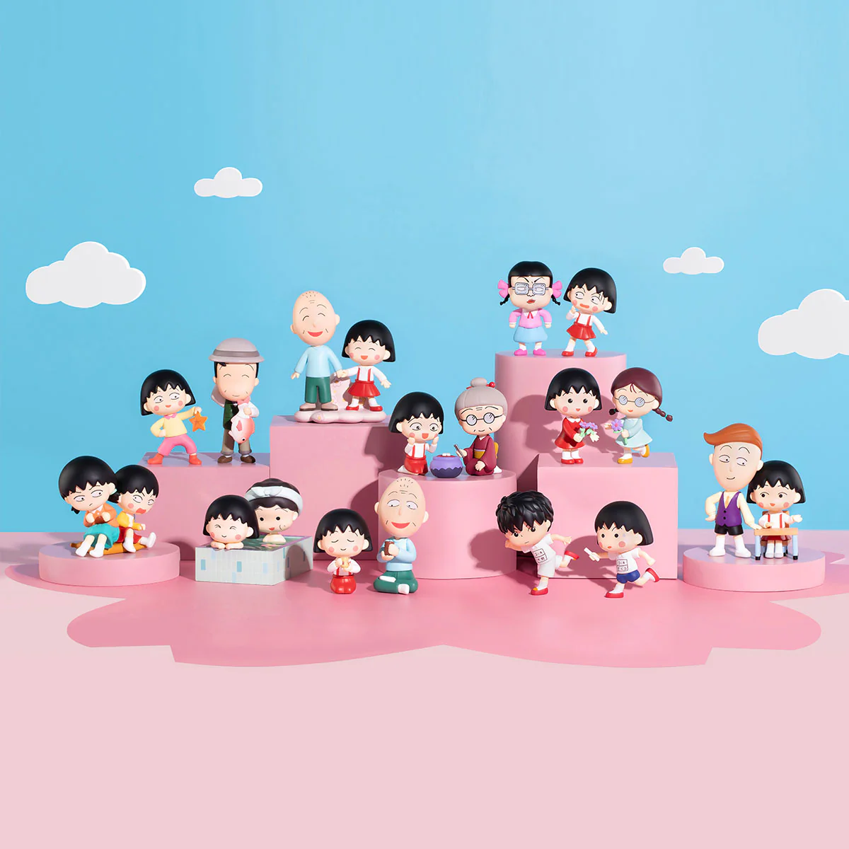 POP MART Chibi Maruko Chan's The Time With You Series Figures 1 Sealed Case