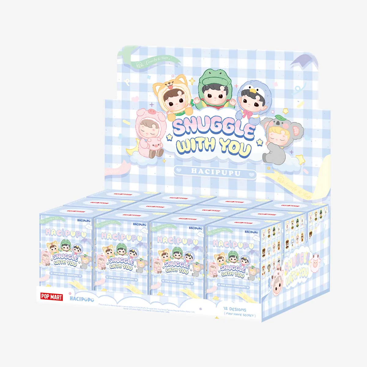 POP MART HACIPUPU Snuggle With You Series Figures 1 Blind Box