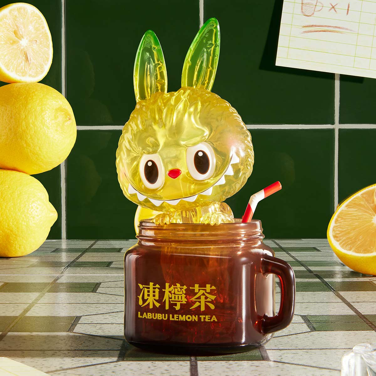 POP MART LABUBU Lemon Tea Figure