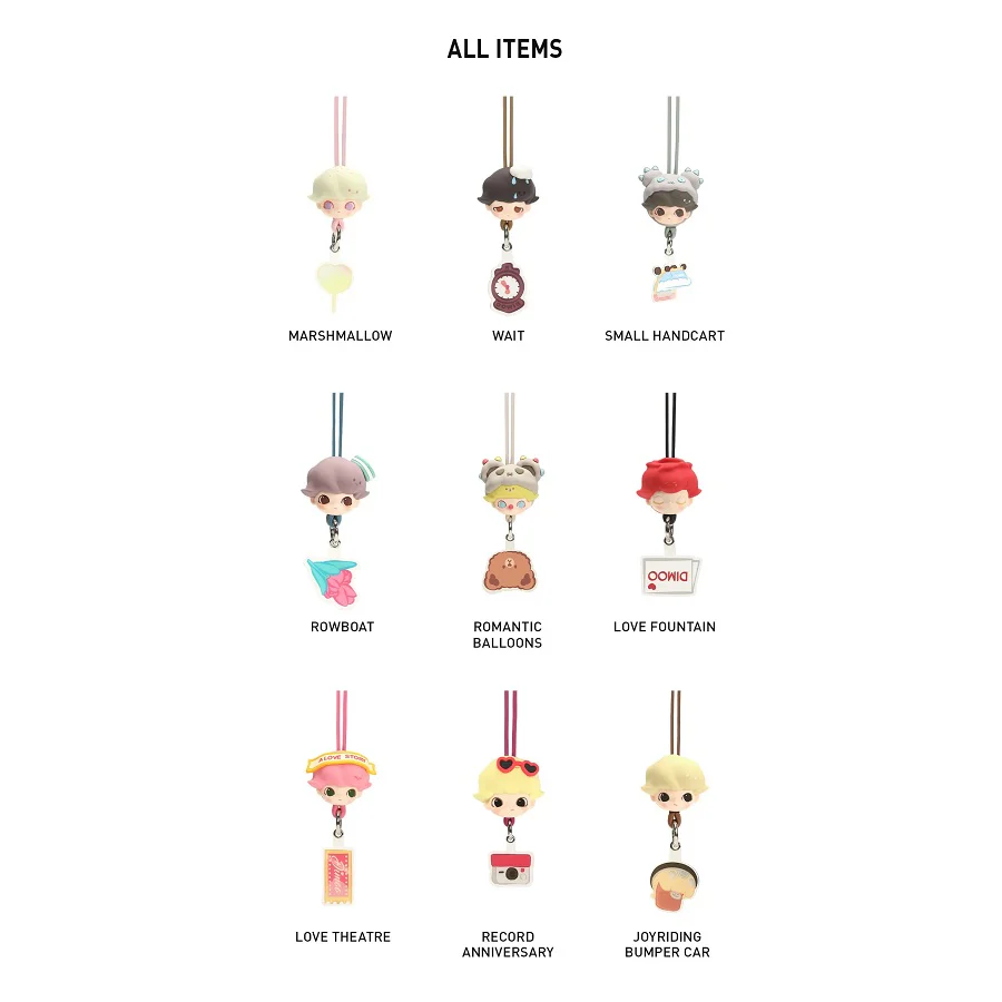 POP MART DIMOO Dating Series-Lanyard 1 Sealed Case