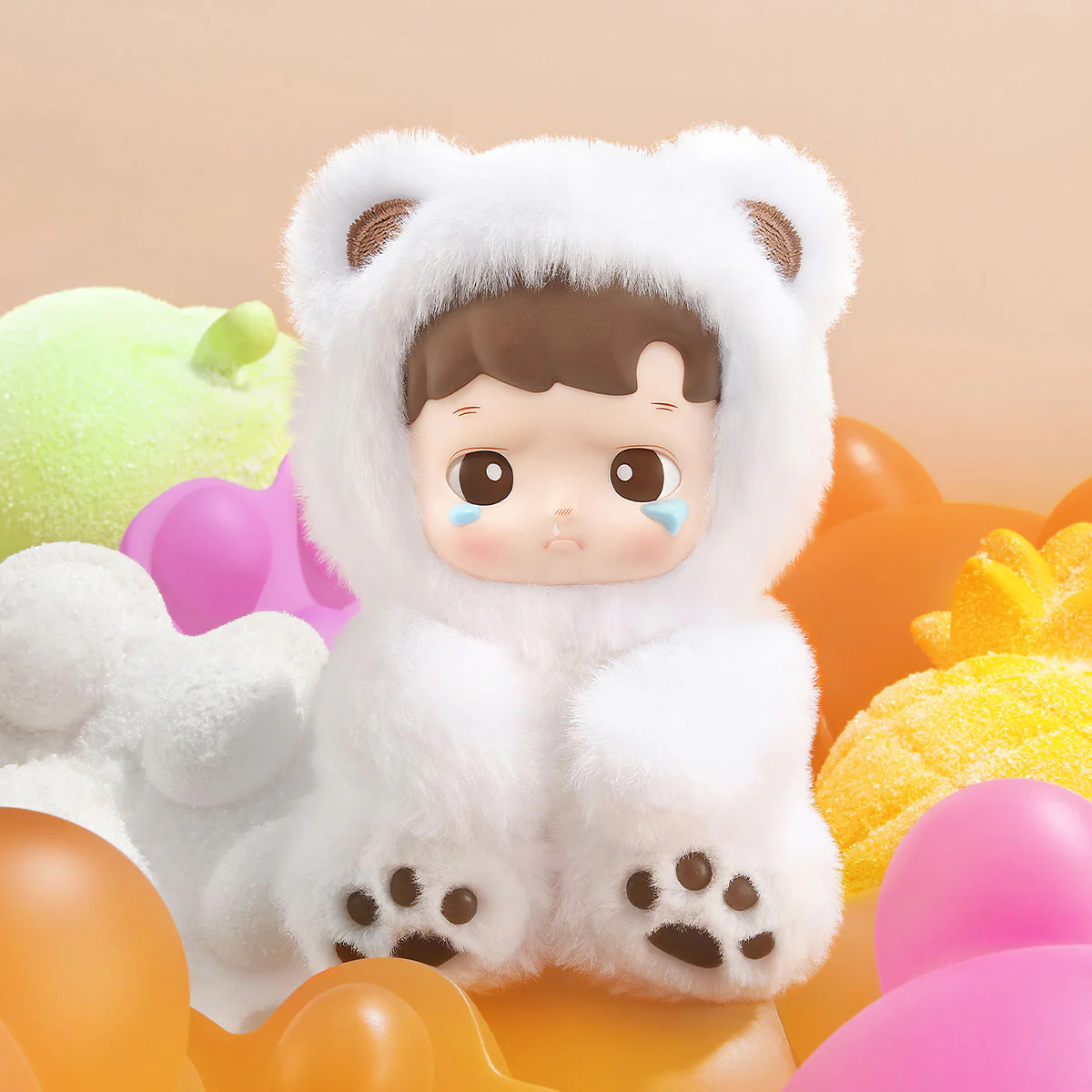 POP MART HACIPUPU Gummy Bear Series-Vinyl Plush Pendant 1 Blind Box