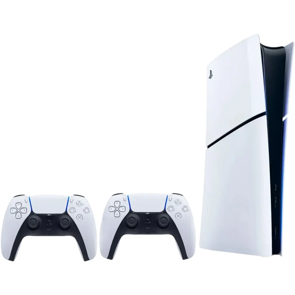 PS5 (Slim) Digital Edition – 2 Controllers + 1 Month Warranty