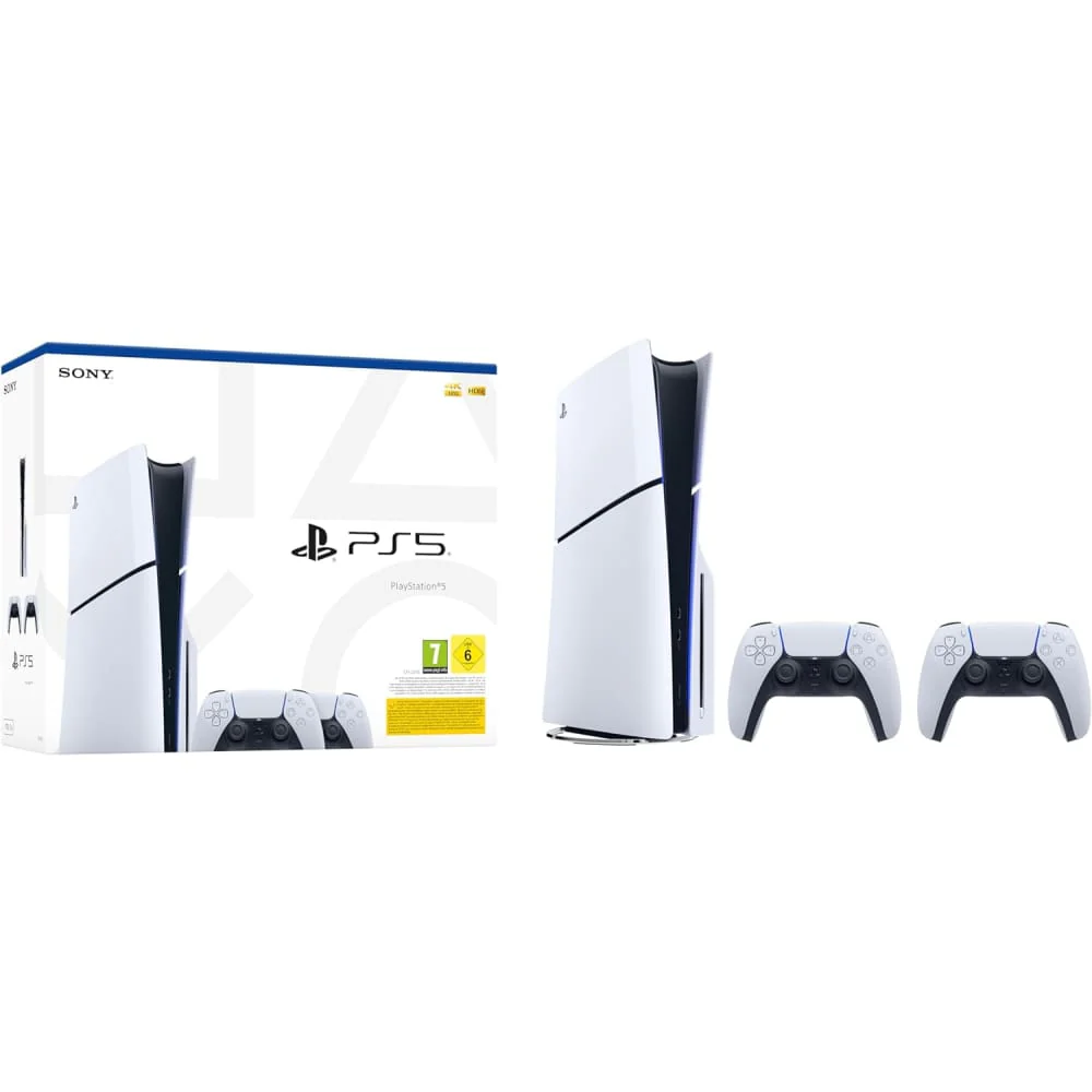PlayStation 5 Slim (Disc Edition) + 2 Controllers (1Y WARRANTY)
