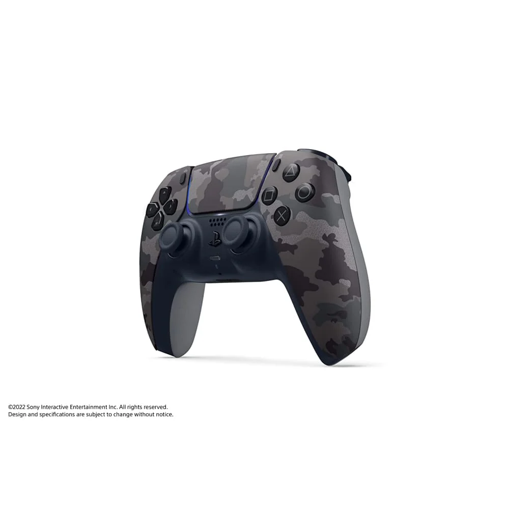 PS5 DualSense Wireless Controller – Gray Camouflage