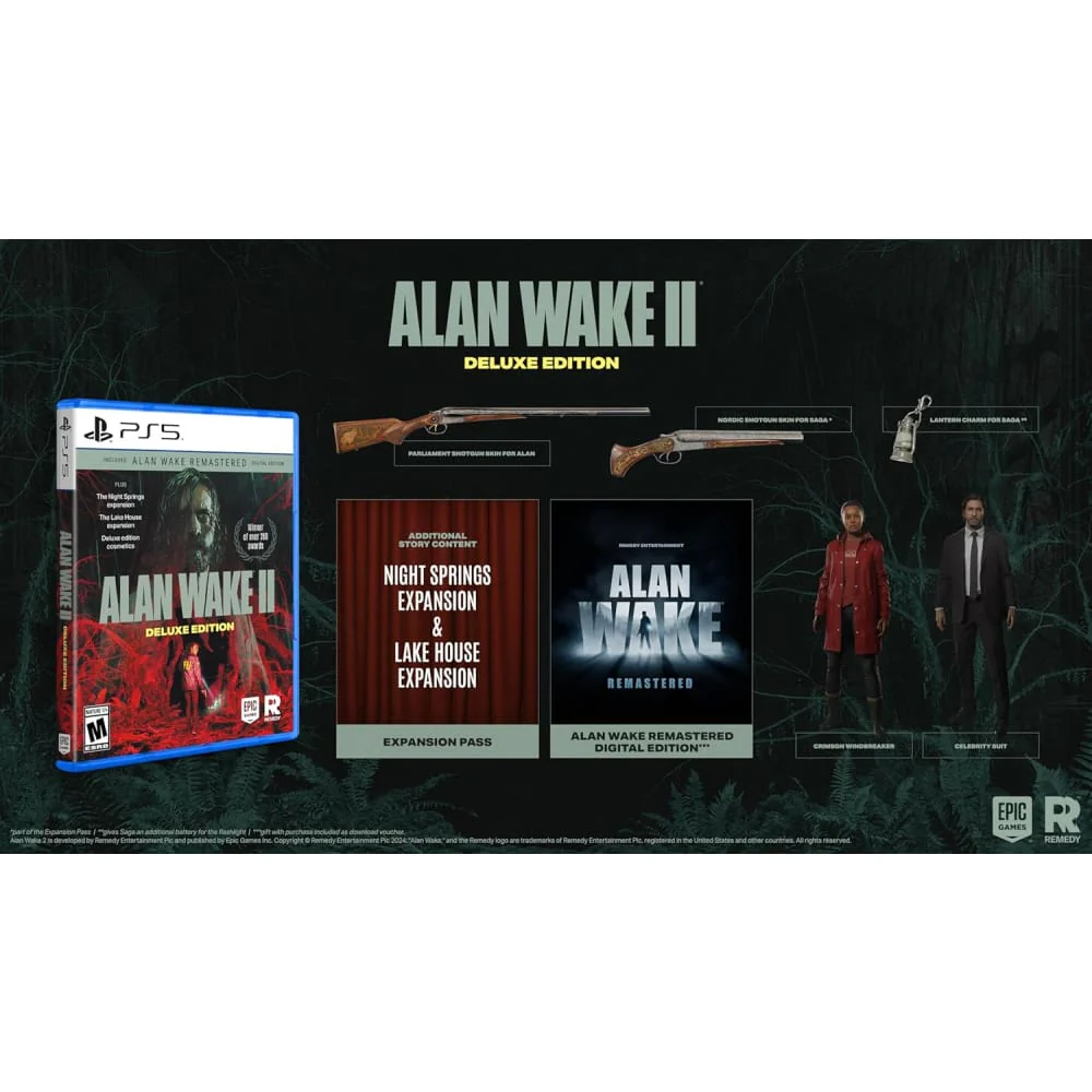 Alan Wake 2 Deluxe Edition PS5 - NEW