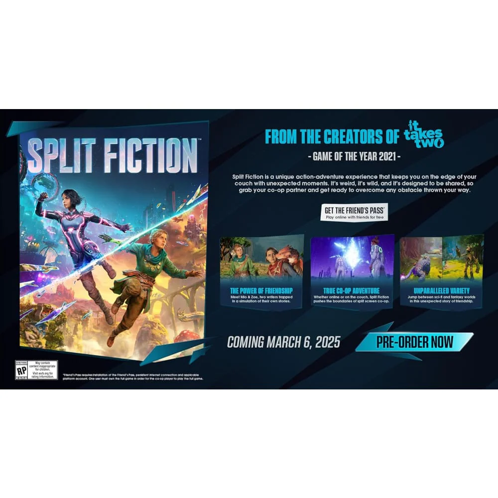 Split Fiction PS5 - NEW