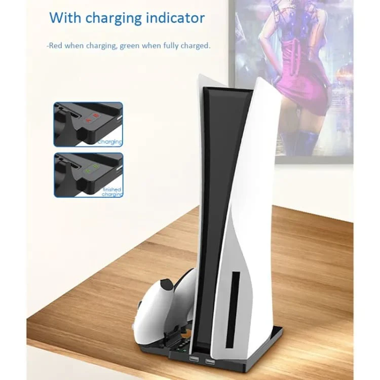 OIVO for PS5 Game Console Multi-Function Charging Base
