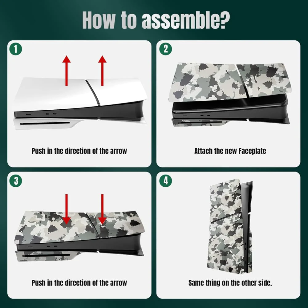 PS5 Slim Camouflage  Faceplates