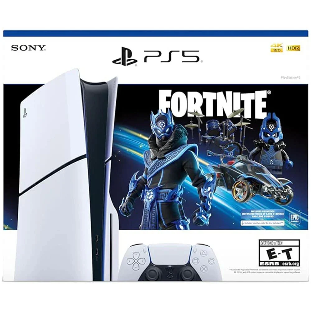 PlayStation®5 CD Slim Edition Console - Fortnite® Cobalt Star Bundle ( 1 Month Warranty )
