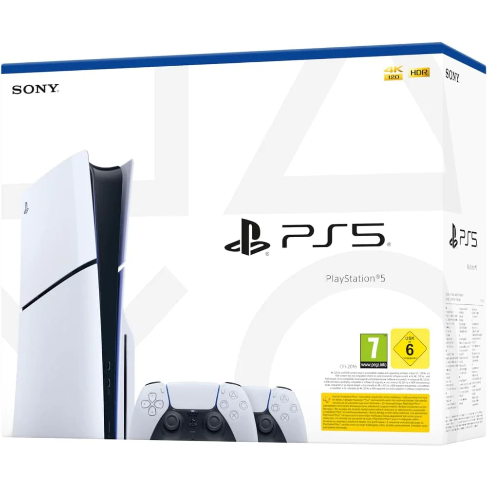 PlayStation 5 Slim (Disc Edition) + 2 Controllers (1Y WARRANTY)