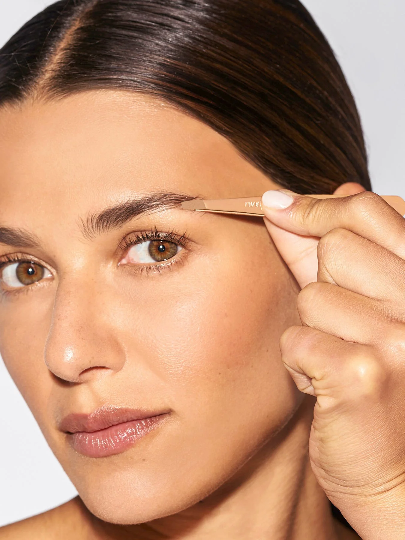 Rose Gold Slant Tweezer