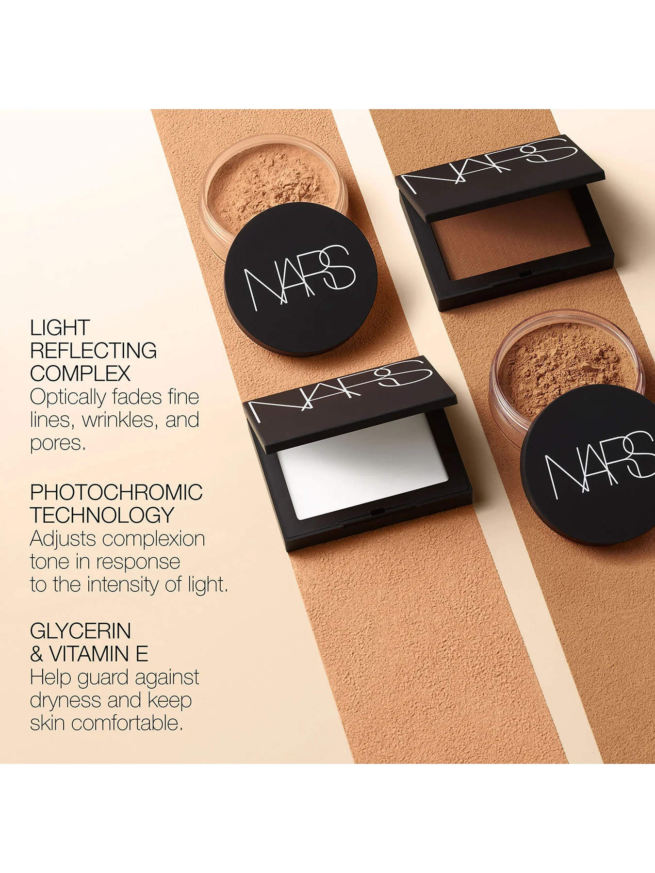 Light Reflecting Setting Powder Pressed