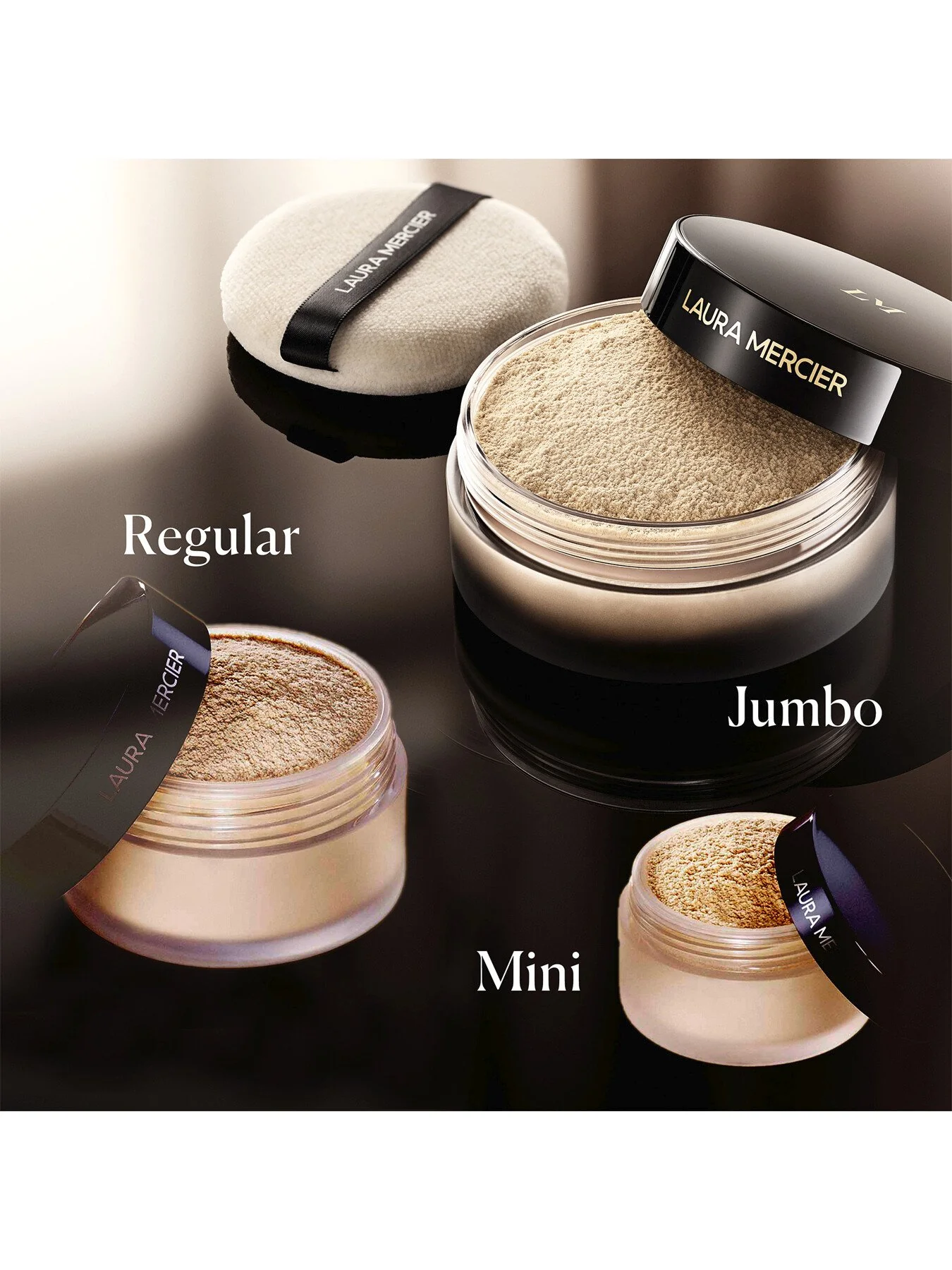Translucent Loose Setting Powder Jumbo and Puff