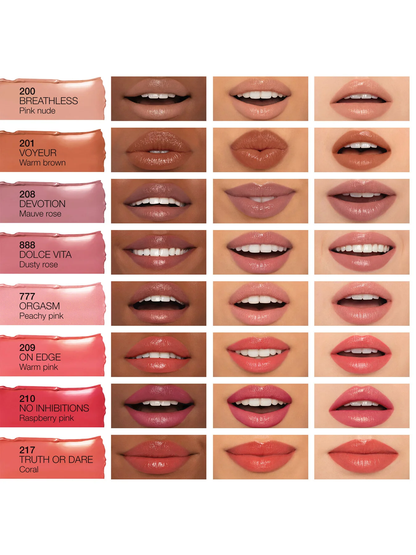 Nars Afterglow Sensual Shine Lipstick