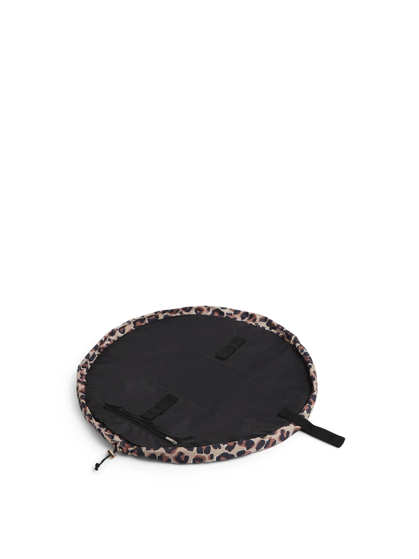 Open Flat Makeup Bag In Leopard Print