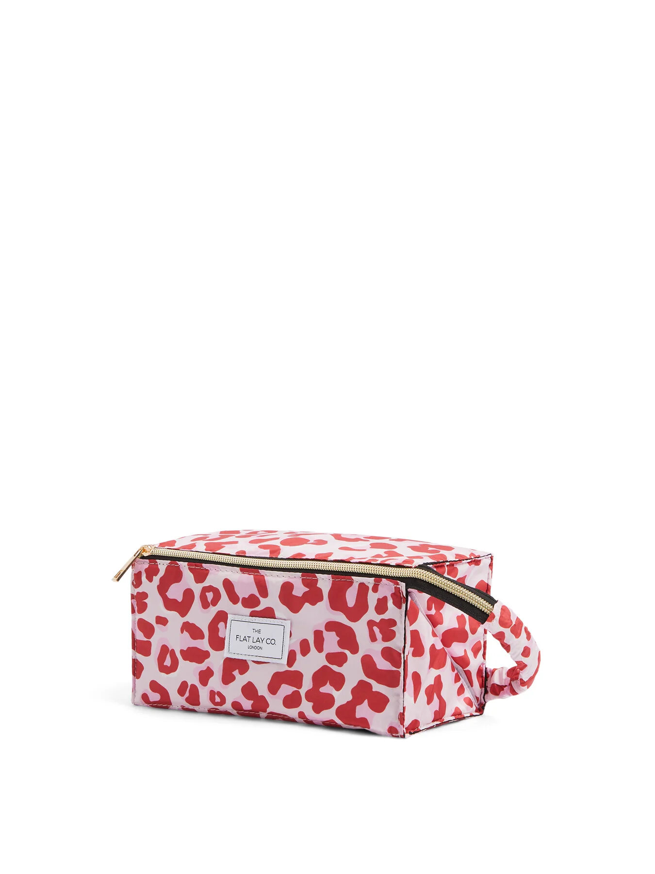 Makeup Box Bag In Pink Leopard