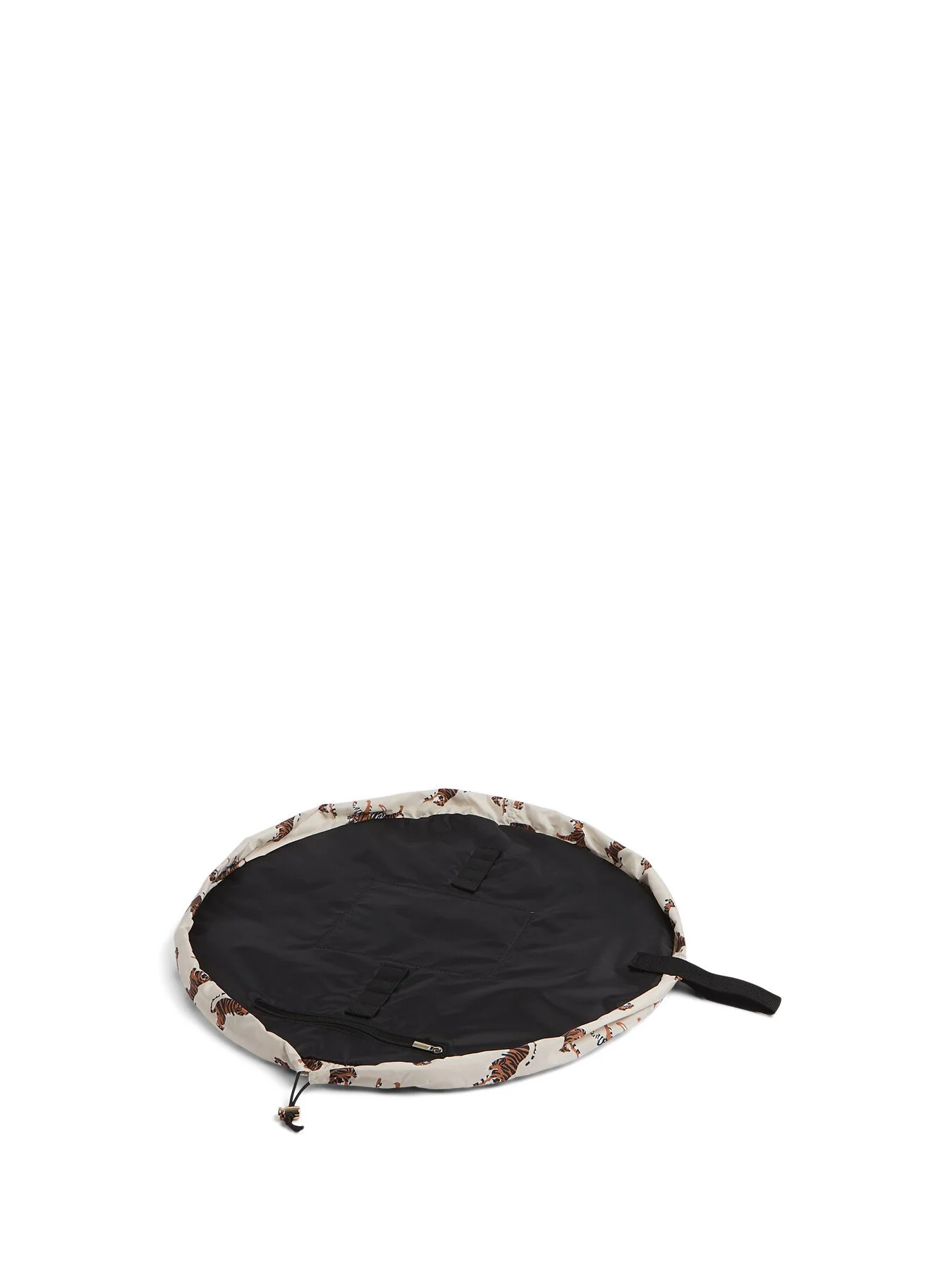 Open Flat Makeup Bag In Neutral Tigers