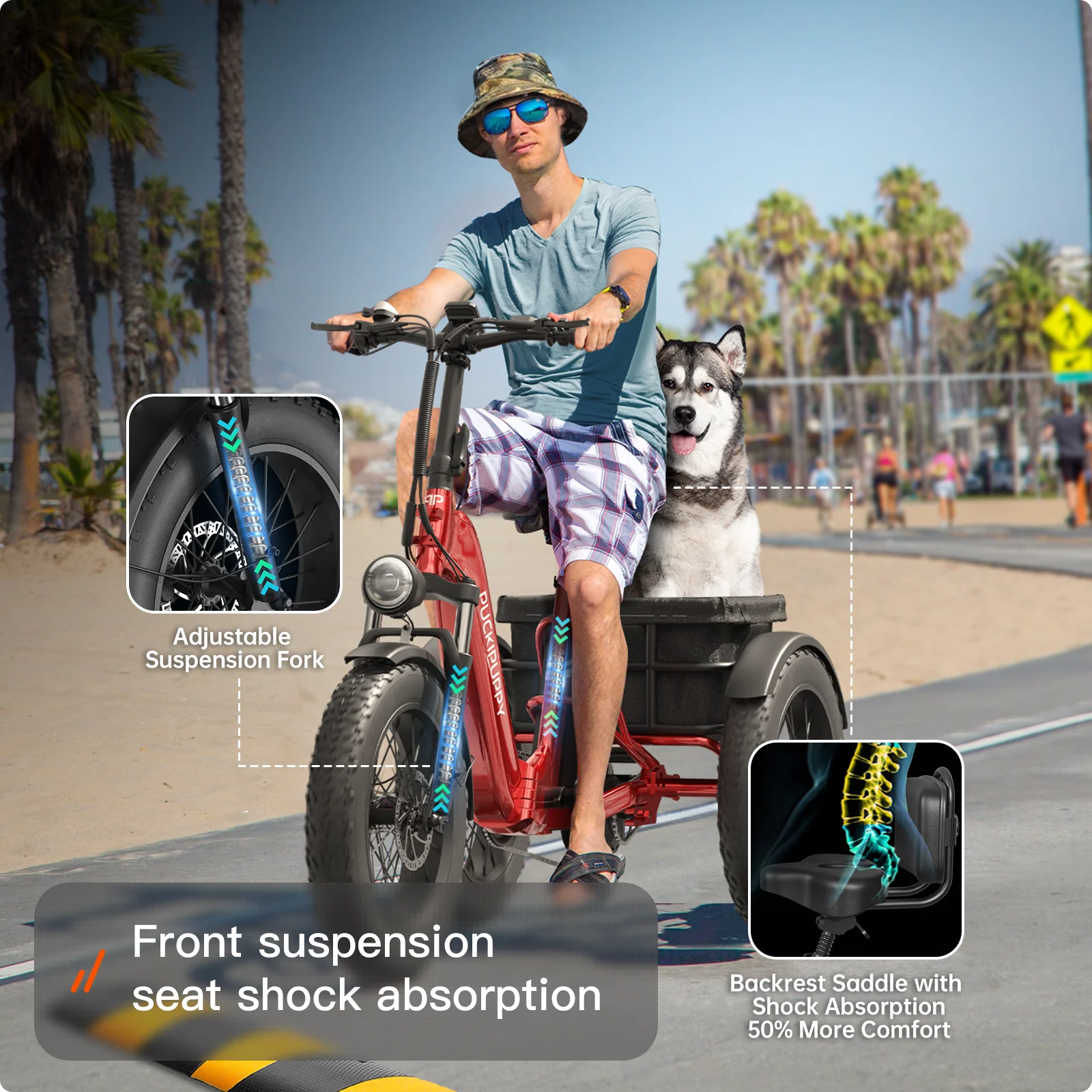Husky Electric Tricycle