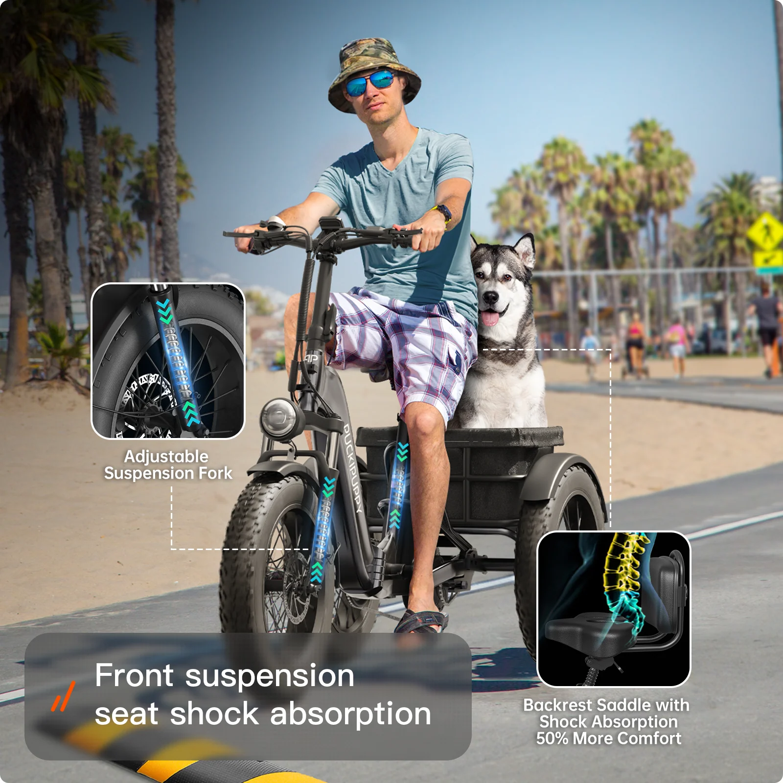 Husky Electric Tricycle