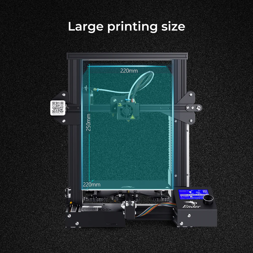 Creality Ender 3 3D Printer 220x220x250mm