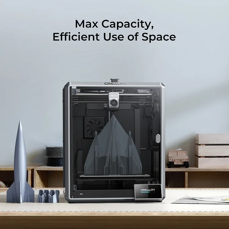 Creality K1 Max AI Fast 3D Printer 600mm/s Printing Speed 300*300*300mm