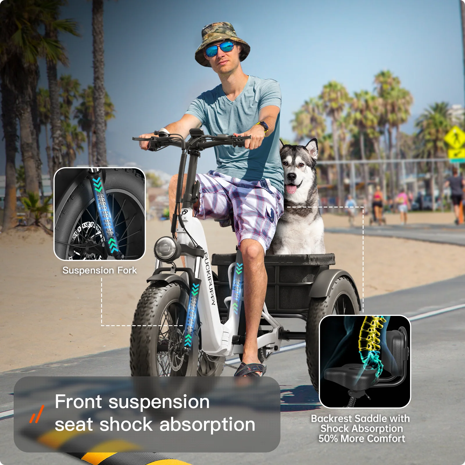 Husky Plus Electric Tricycle