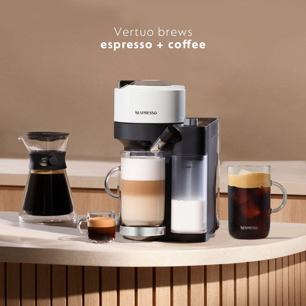 Nespresso Vertuo Lattissima by De'Longhi ENV300W (Matte White)
