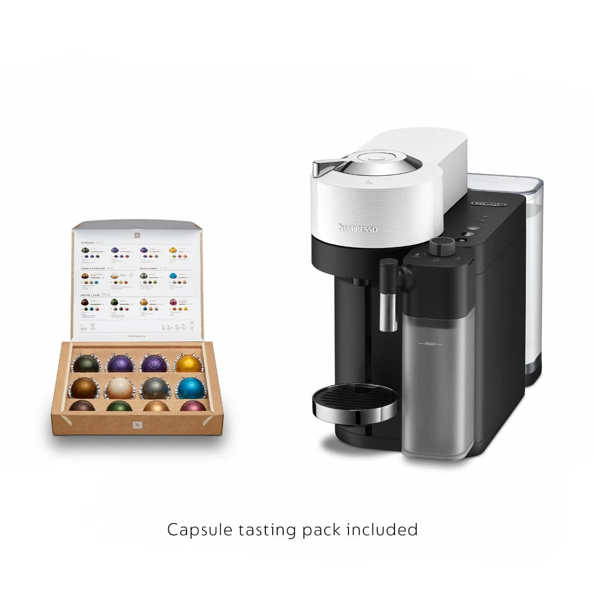 Nespresso Vertuo Lattissima by De'Longhi ENV300W (Matte White)