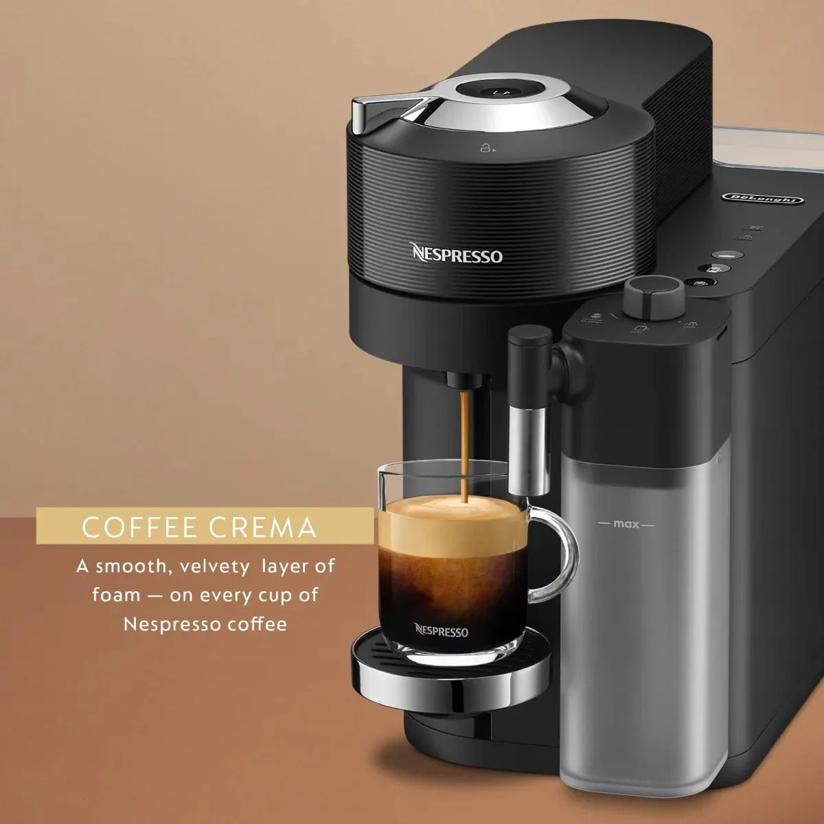 Nespresso Vertuo Lattissima by De'Longhi ENV300B (Matte Black)