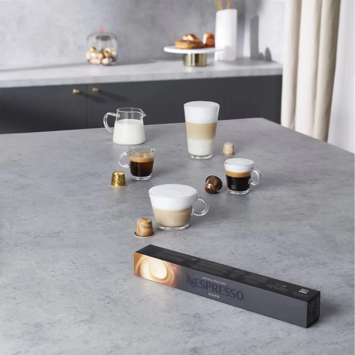 Nespresso Lattissima One Espresso Machine by De'Longhi EN510B (Shadow Black)