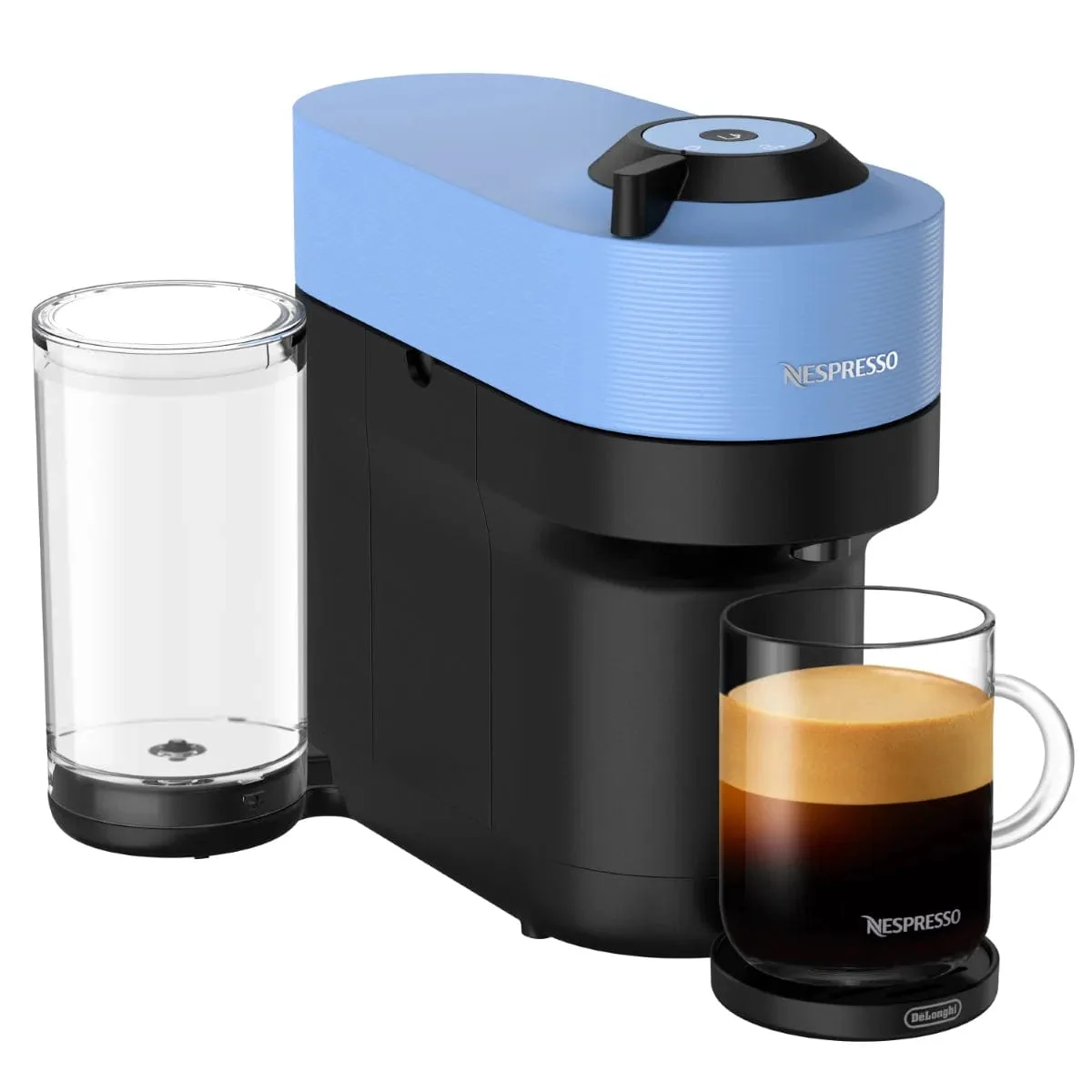 Nespresso Vertuo Pop+ Coffee and Espresso Machine by De'Longhi ENV92A (Pacific Blue)