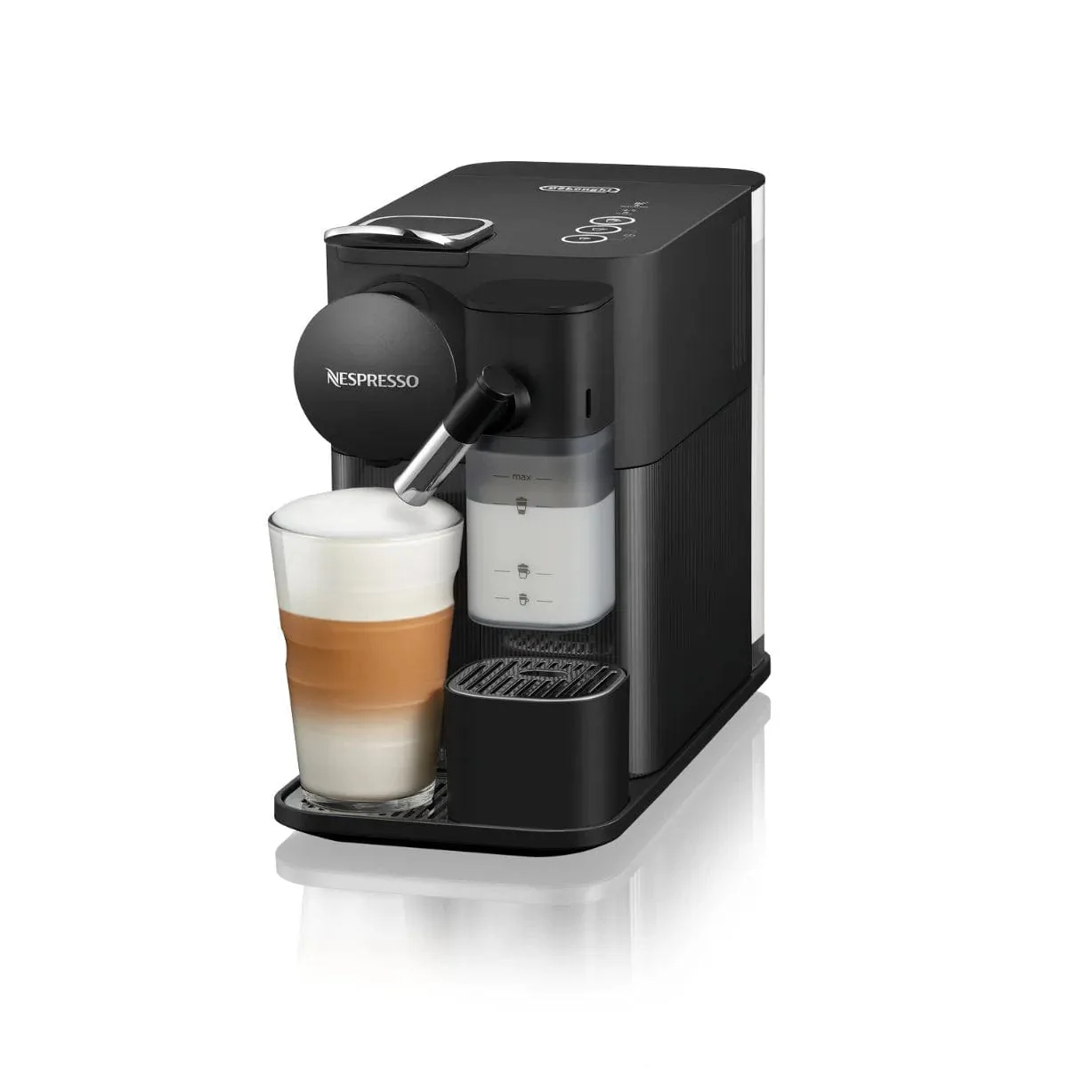 Nespresso Lattissima One Espresso Machine by De'Longhi EN510B (Shadow Black)
