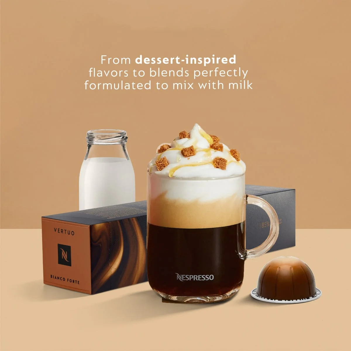 Nespresso Vertuo Lattissima by De'Longhi ENV300B (Matte Black)