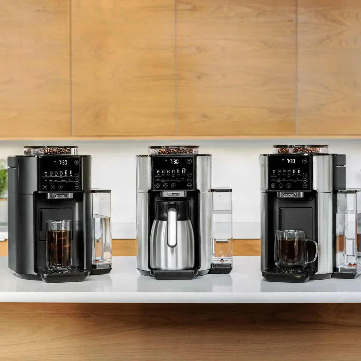 DeLonghi TrueBrew Fully Automatic Drip Coffee Machine CAM51025MB (Stainless Steel)