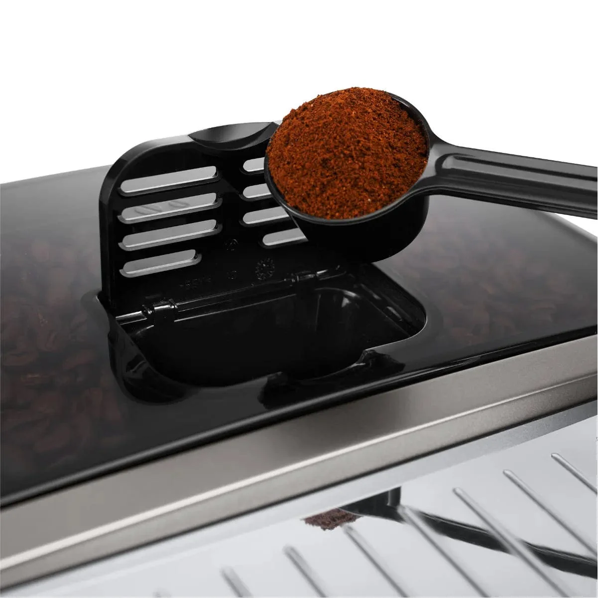 DeLonghi Dinamica PLUS Lattecrema, Super Automatic Espresso & Cappuccino Machine ECAM37095TI (Titanium)