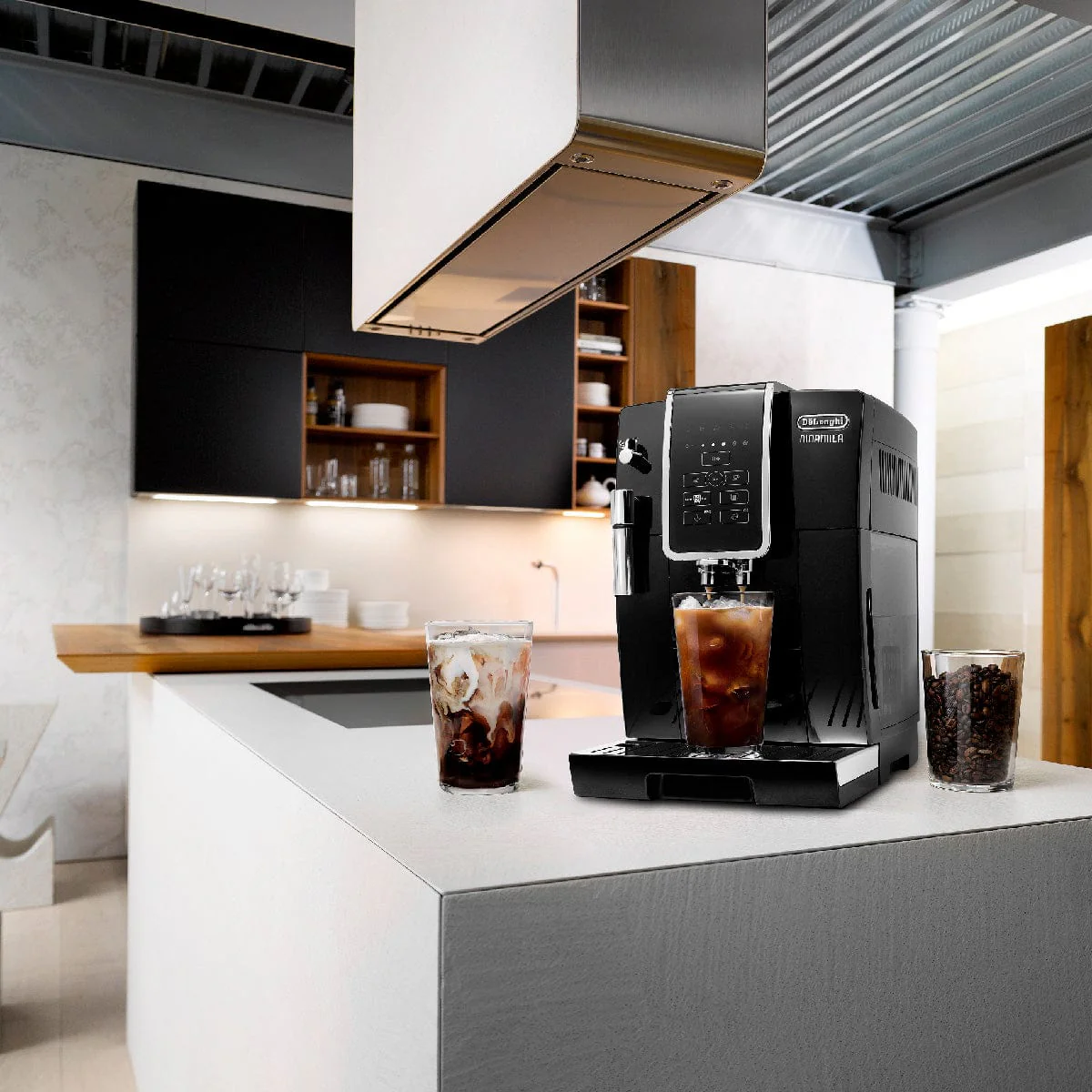 DeLonghi Dinamica Super Automatic Espresso & Coffee Machine ECAM35020B (Black) - REFURBISHED