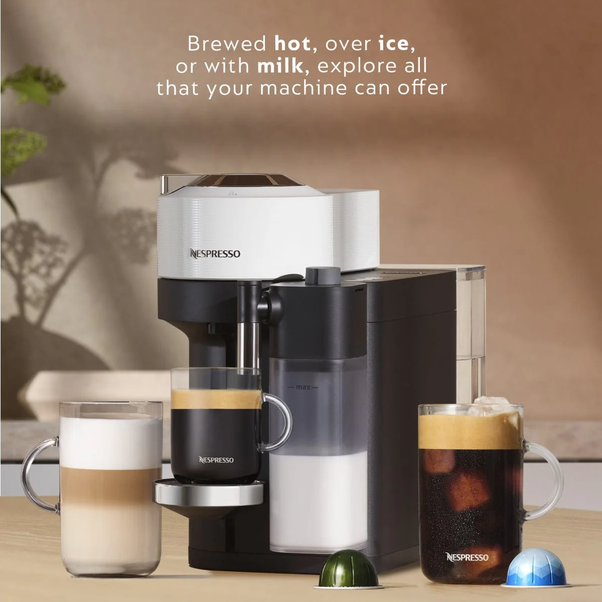 Nespresso Vertuo Lattissima by De'Longhi ENV300W (Matte White)