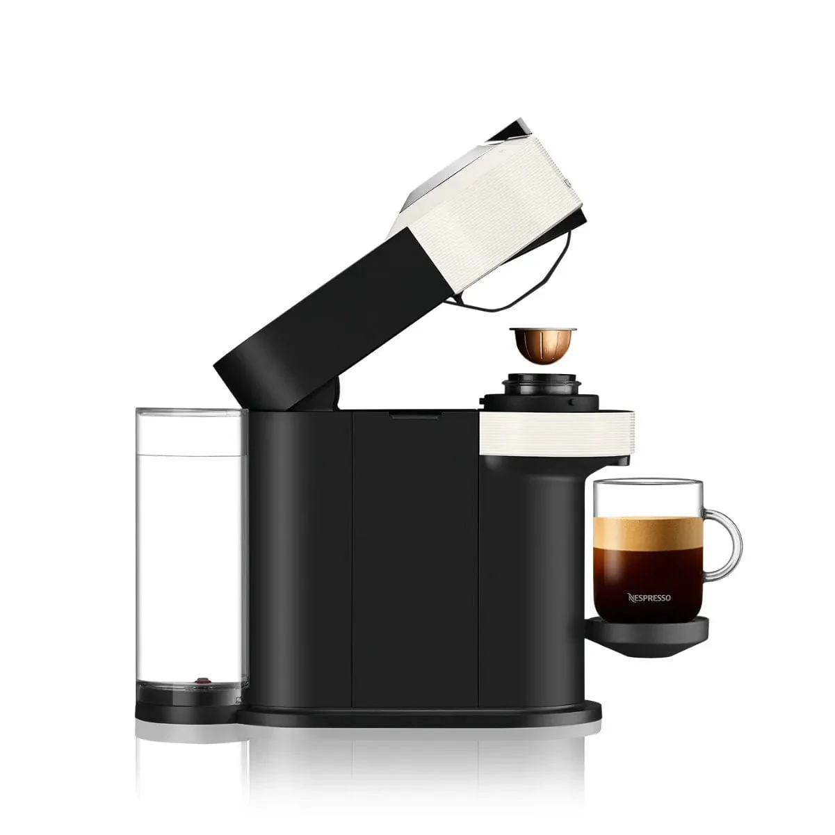 Nespresso Vertuo Next Coffee and Espresso Machine with Aeroccino by De'Longhi ENV120WAE (White)