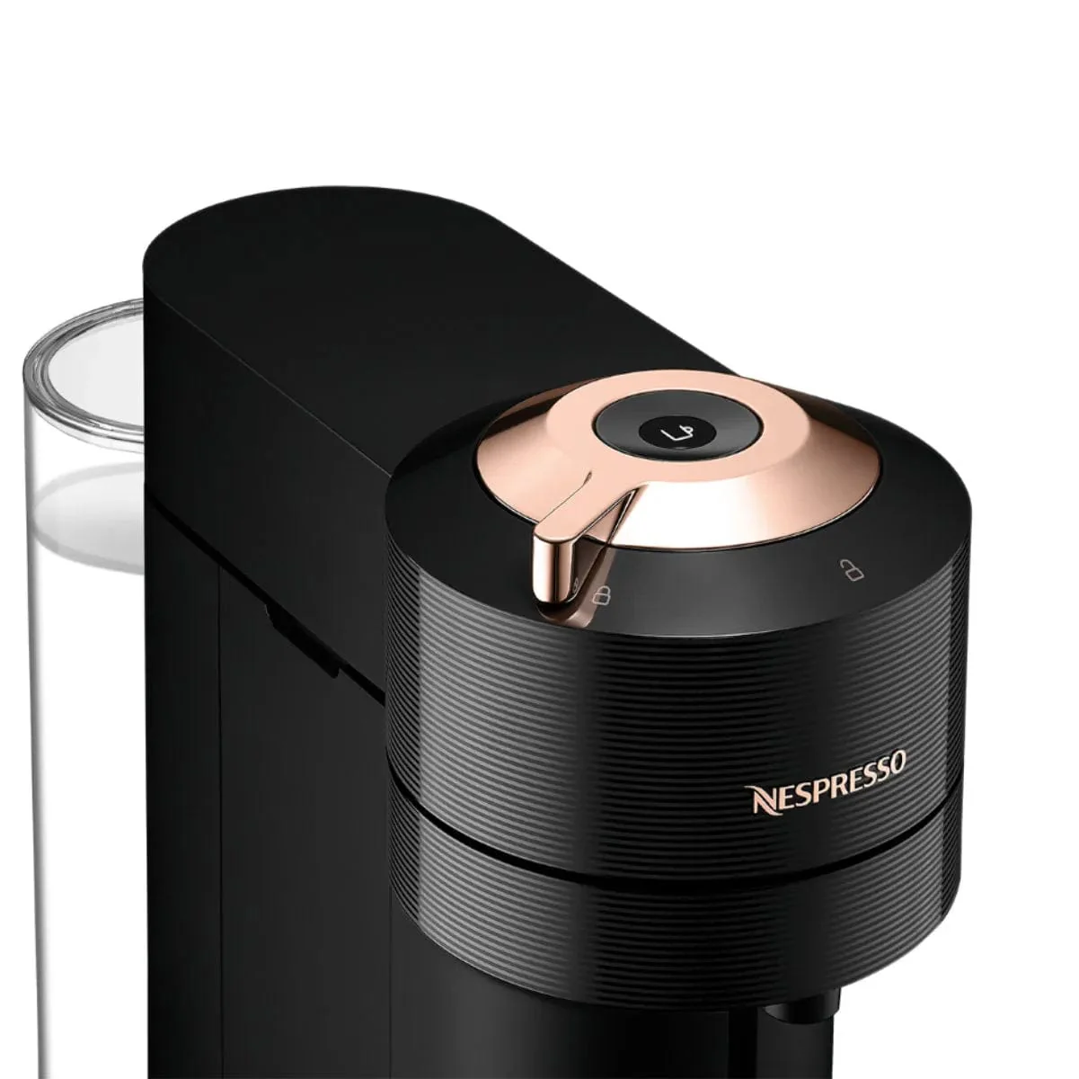 Nespresso Vertuo Next Premium Coffee and Espresso Machine with Aeroccino by De'Longhi ENV120BAE (Black with Rose Gold)