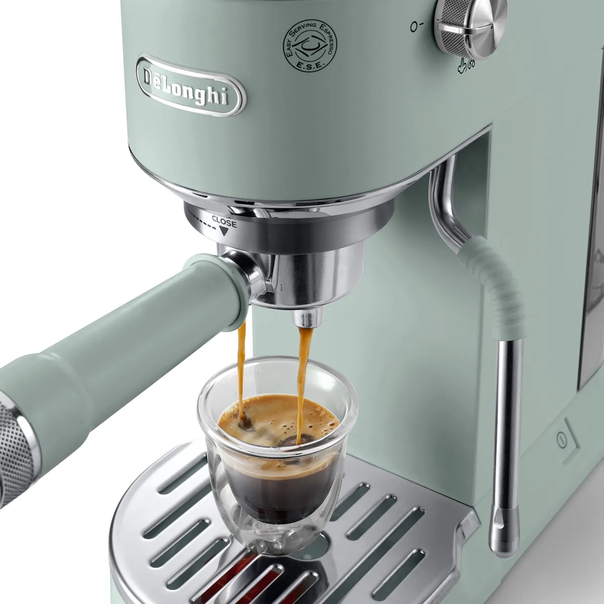 DeLonghi Dedica Duo Espresso Machine with Cold Brew EC890GR (Pistachio)