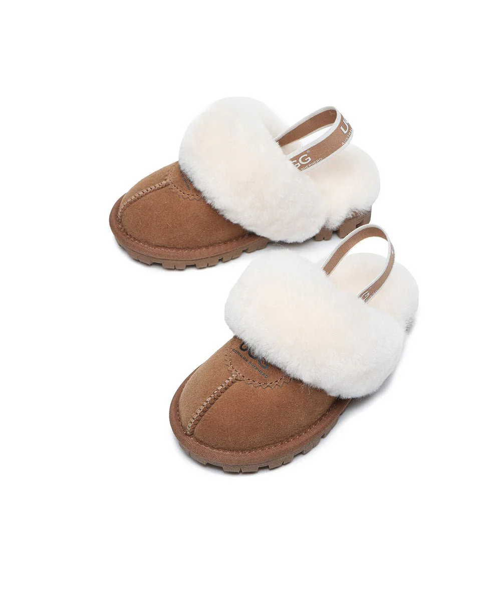 Kid's Banded Scuff UGG Slippers