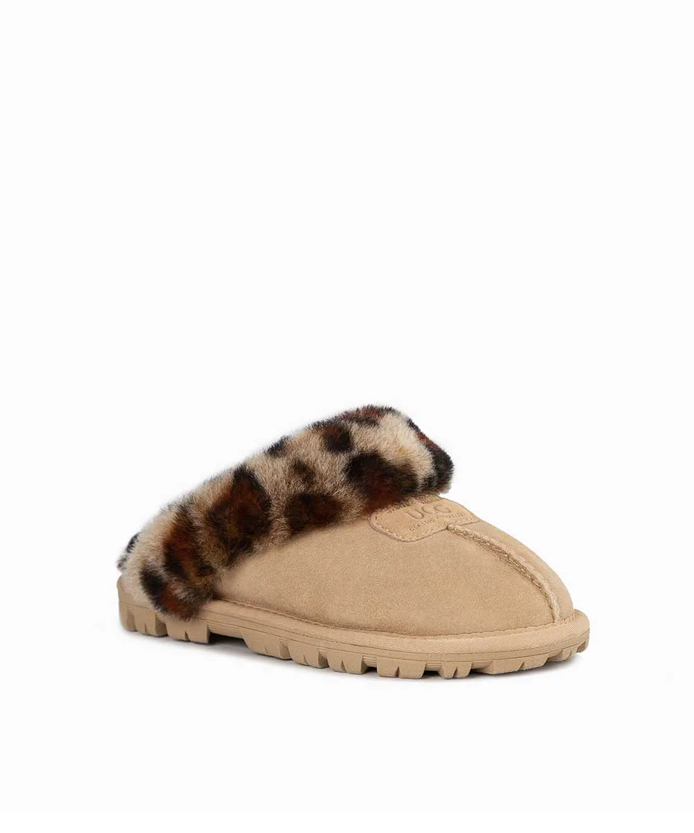 Kid's UGG Leopard Scuff
