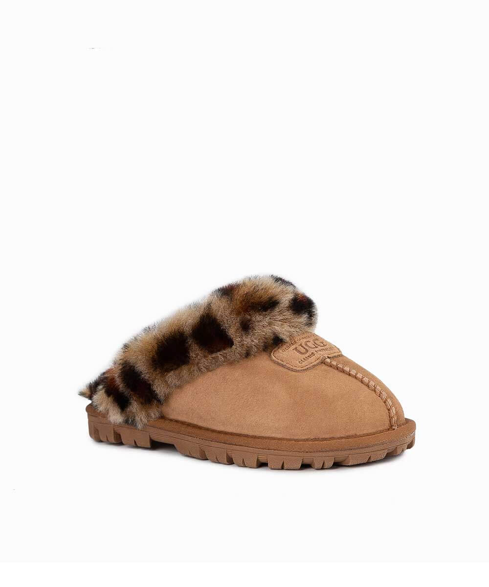Kid's UGG Leopard Scuff