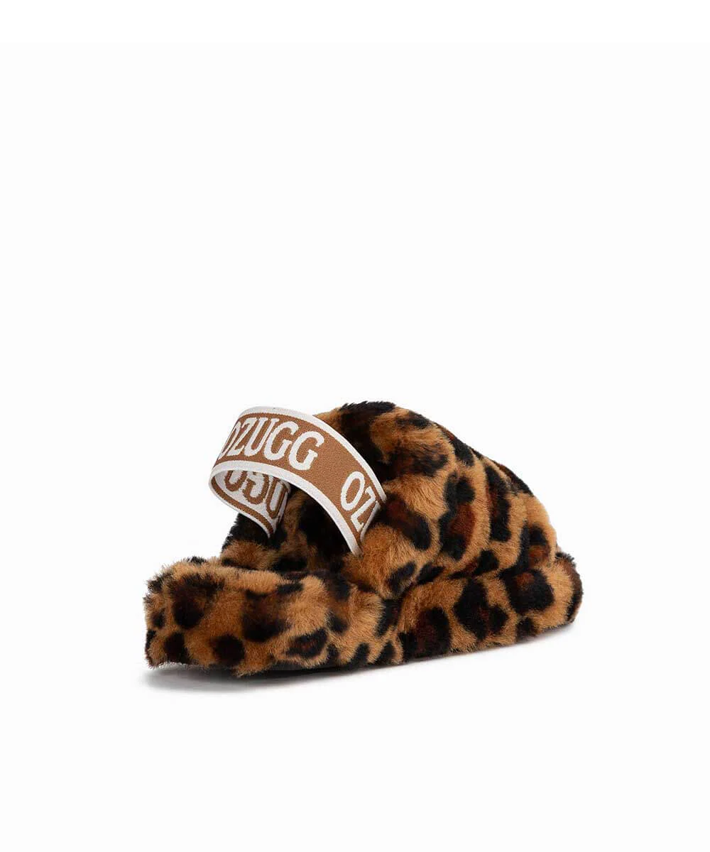 Kid's UGG Snugg Leopard Slide