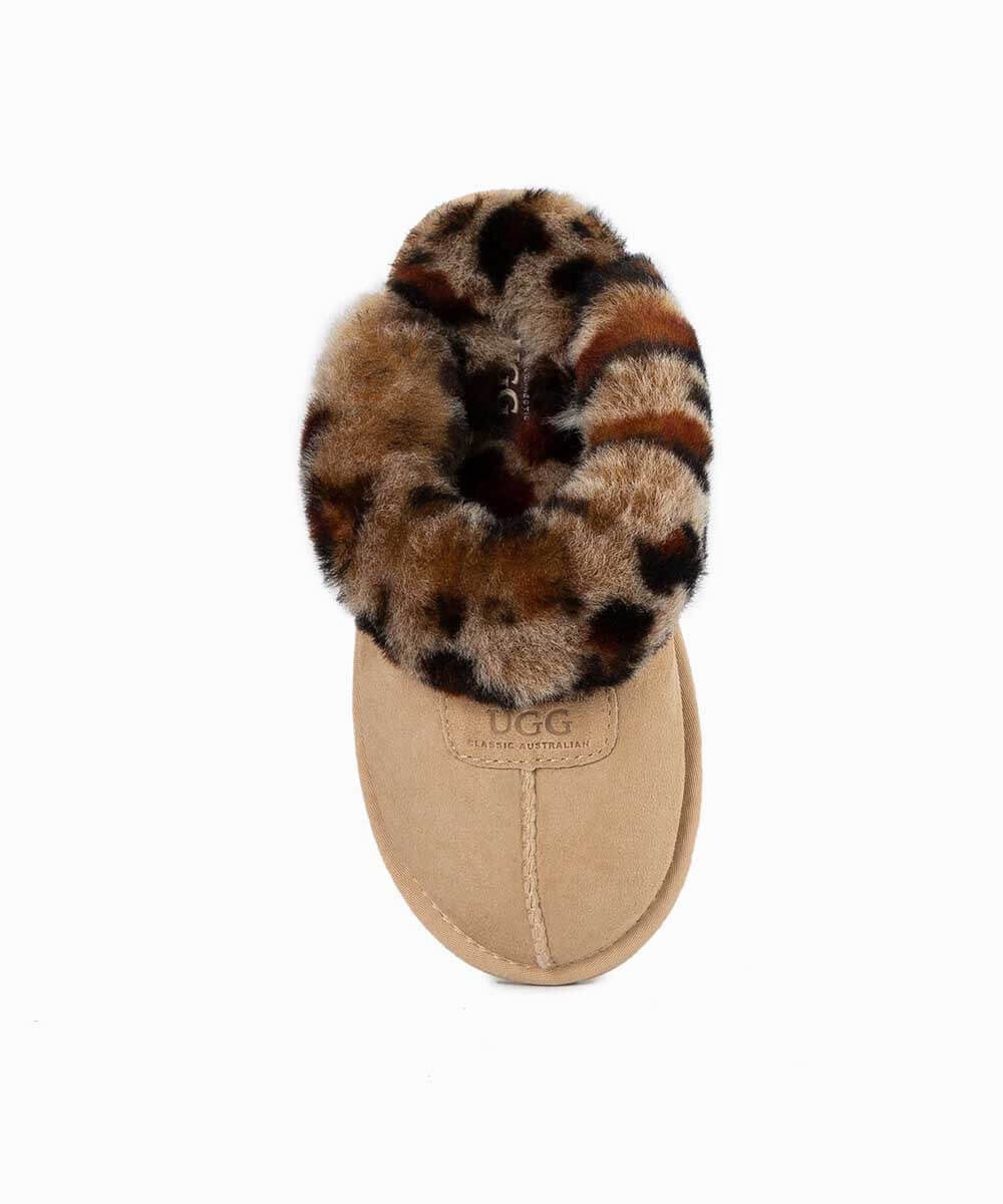 Kid's UGG Leopard Scuff